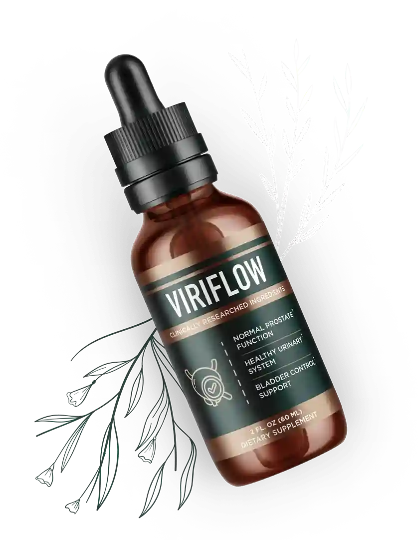 viriflow Natural Prostate & Urinary Support Liquid Drops — 2 FL OZ